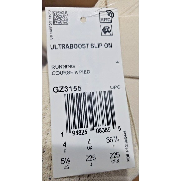 Adidas Women's Ultraboost 5.0 DNA Running Shoe Size 5.5 - Wonder White/Gold - Picture 3 of 9